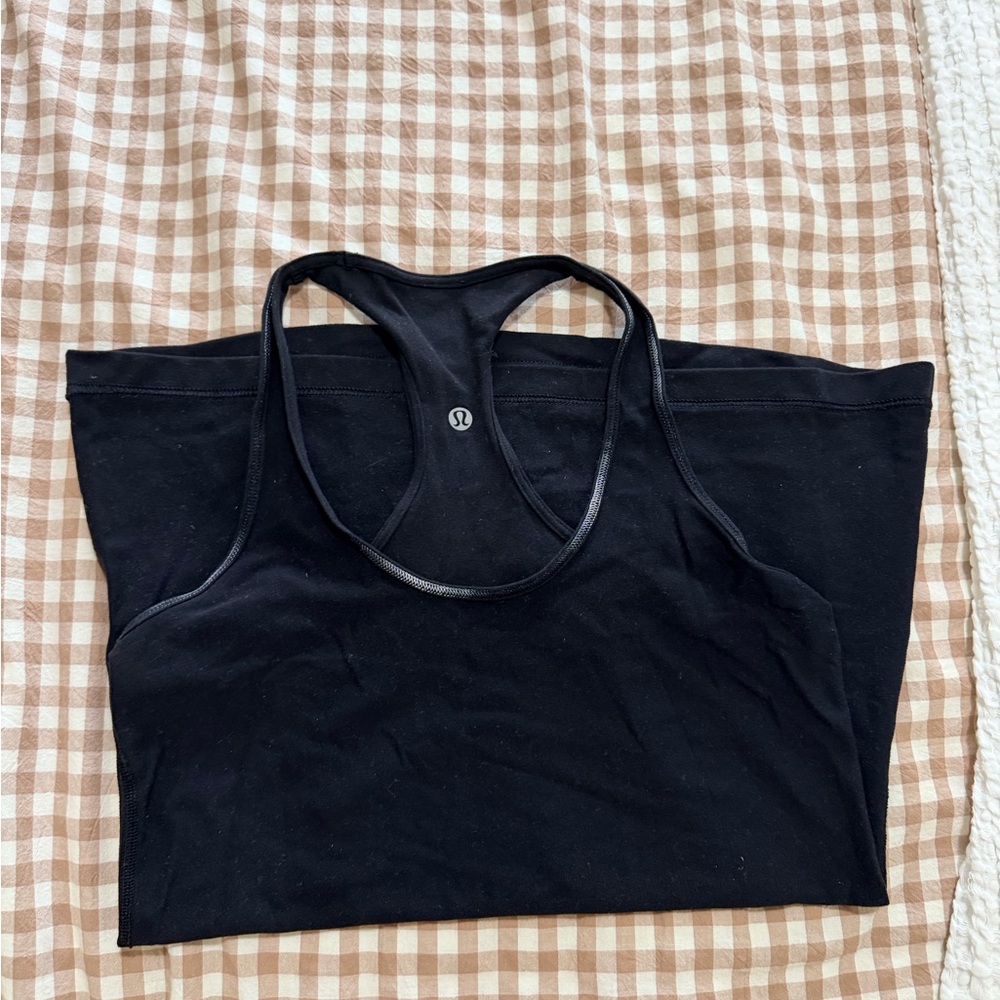 lululemon athletica Classic Black Tank Top